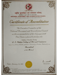 NAAC CERTIFICATE