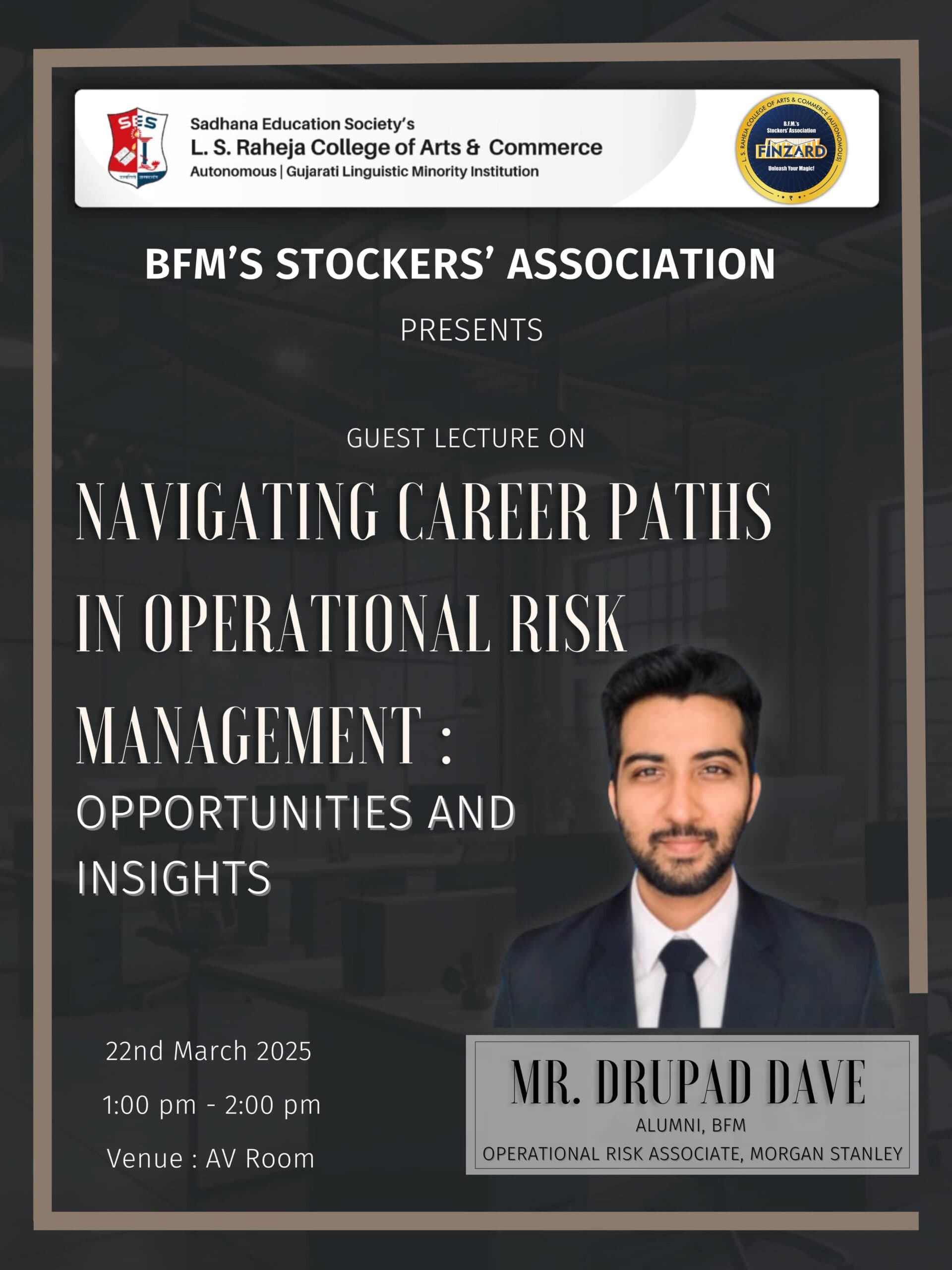 Alumni Guest Lecture Poster March 2025